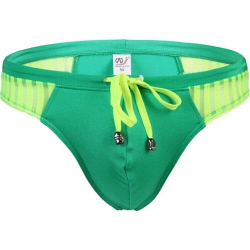 Wang Jiang Mens Thong Swimwear Underwear Men G String Thongs Nylon Mens Tanga Bikini Strap Low Rise Male Lingerier Sexy Panties