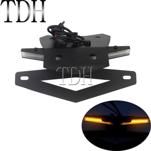Supersport LED Turn Signal Light Tail Tidy Fender Eliminator Kit License Plate Bracket for Ducati Monster 797 939 939S V4 1100