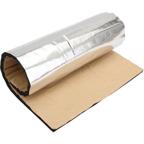 12pcs Car Sound Deadener Heat Insulation Mat Road Noise Dampener Thermal Mat Hood Ideal for roofs doors trunk lid floors 50*30cm