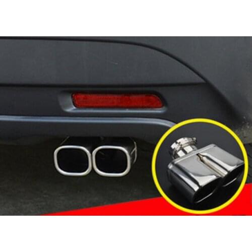 Stainless Steel Exhaust Pipe Tail Pipe Muffler Cover Trim Car Styling Auto Accessories 1pcs For Suzuki Vitara 2015 2016 20172018
