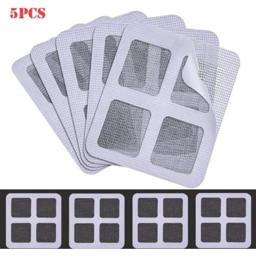 Window and Door Screen Repair Patches 5 Pack Window and Door Screen Repair Patch Adhesive Repair Kit Hanger drop ship 18jul18