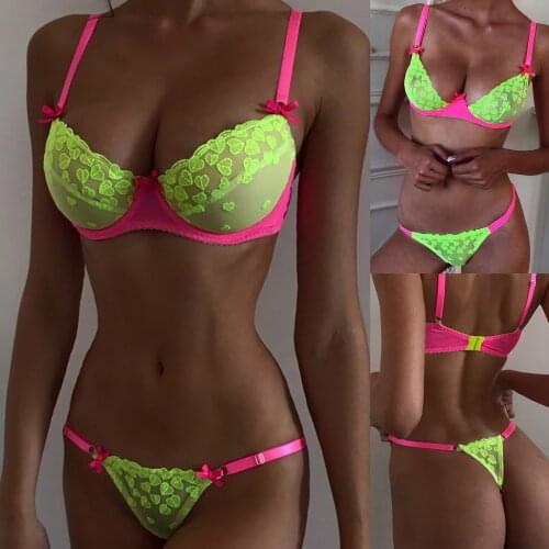 Women Lingerie Corset Lace Underwire Racy Muslin Female Lingerie Briefs Intimates Sleepwear Underwear Tops+Briefs Lingerie Set