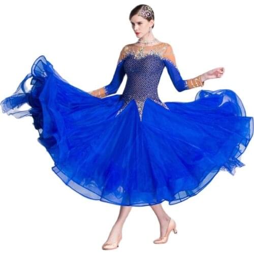 B-18405 New plus size ballroom dance dresses, High quality ballroom dance dress for adlut