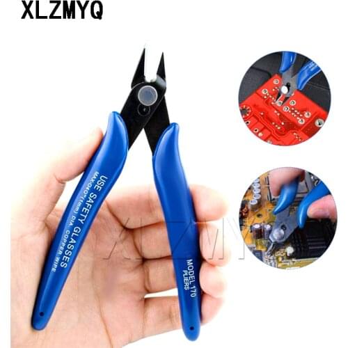 10pcs/Plato 170/ Dropship Pliers Multi Functional Tools / Oblique Pliers Plastic Nozzle Electronic Cutting Pliers/DIY Hand Tools
