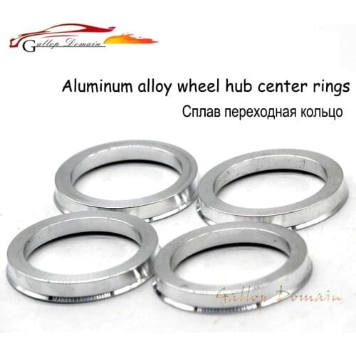 4pcs Car Aluminium Alloy Wheel Hub Centric Rings center Bore 73.1-57.1 66.6-57.1 73.1-60.1 73.1-67.1 67.1-60.1 73.1-56.1 73.1-54