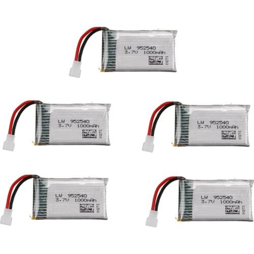 3.7V 1000mAh Battery For Syma X5 X5C X5C-1 X5S X5SW X5SC V931 H5C CX-30 CX-30W Quadcopter Spare Parts Upgraded 952540 battery