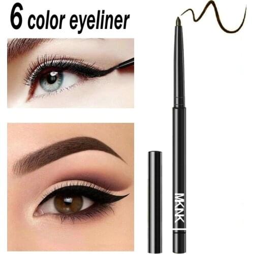MKNK Automatic Waterproof Eyeliner Pencil Eyeliner Silkworm Eye Shadow Eyebrow Pencil Makeup Pen Eyeliner