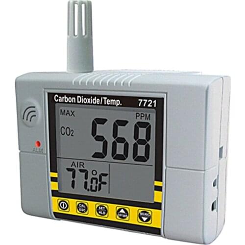 AZ7721/AZ7722 carbon dioxide CO2 Gas detector air quality tester alarm Wall-mounted temperature and humidity tester