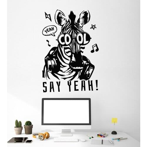 Free shipping zebra Home Decor Wall Stickers For Kids Rooms Decoration Wall Art MURAL Drop Shipping