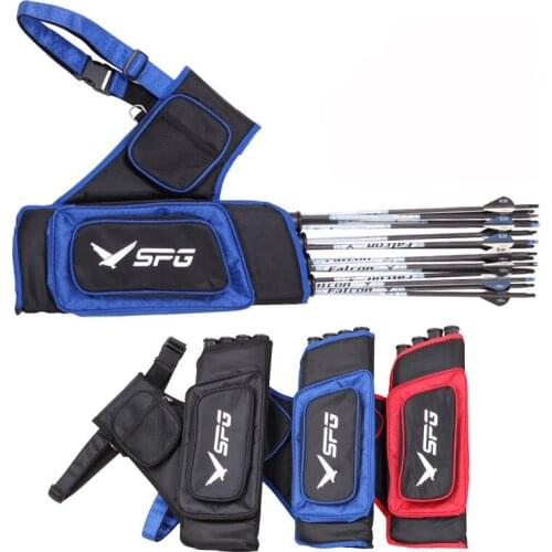 Large Capacity Outdoor Hunting Back Arrow Quiver Archery Arrow Holder Belt Bag Arrows Quiver Single/Shoulder Arrow Bag