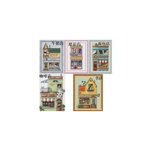 MM200829Homefun Cross Stitch Kit Package Greeting Needlework Counted Cross-Stitching Kits New Style Counted Painting