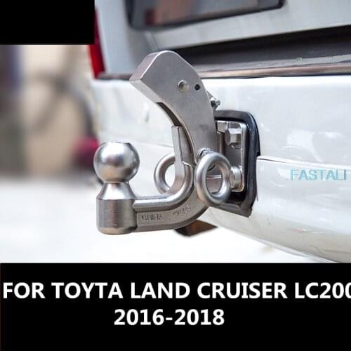 FOR TOYTA LAND CRUISER LC200 2016-18 Front And Rear Bar Car Styling Modified Trailer Hook Cast Steel With Ball Prevent Collision