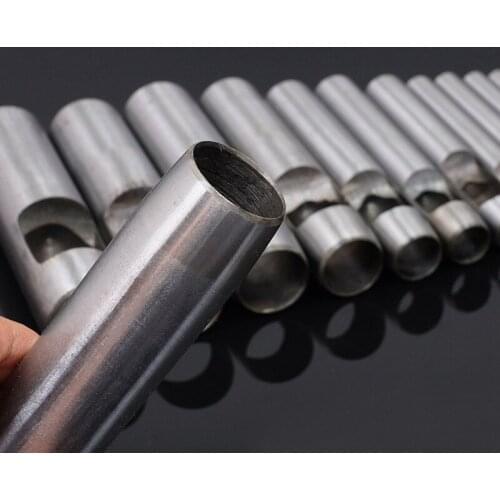 1pcs 45# Steel Rivets punch tool single cap snap rivet punch setter hand tool Steel spike studs for leather craft garment shoes