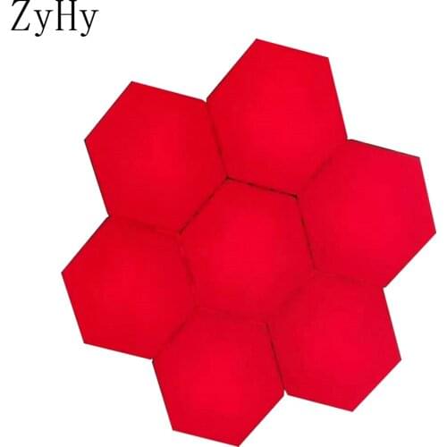 Beautiful The New RGB LED Touch Quantum Wall Lamp Hexagonal Light Night Light Magnetic Decorative Wall Lamp LED Modular Lighting