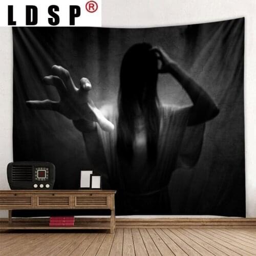LDSP Background Halloween Tapestry Wall Hanging Wall Covering Rugs Mural Cloth Beach Towel Fabric Yoga Blanket Home Decor