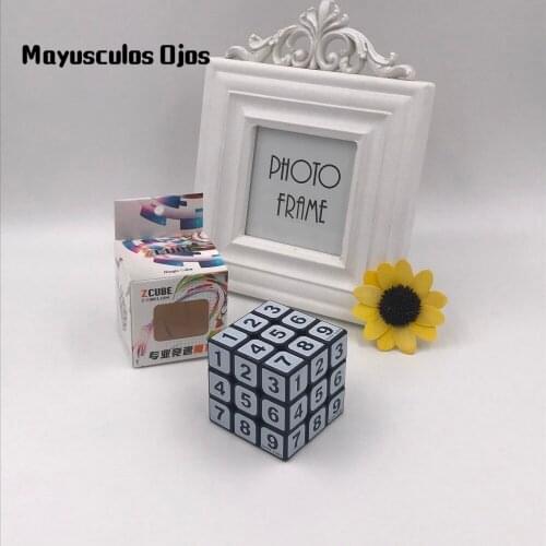 MF Digital Three Steps Magic Cube Number Read Avoid Sticker High Performance Match