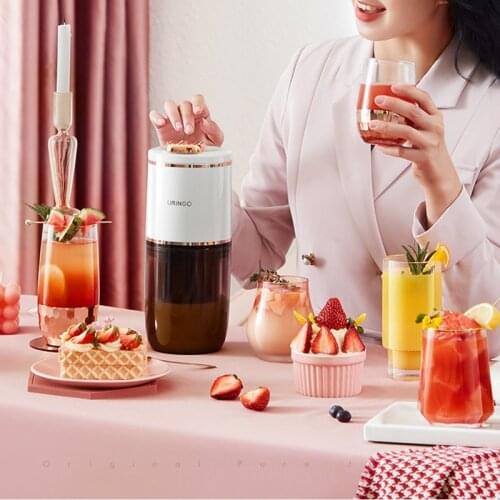 Mini Electric Slow Juicer Screw Cold Press Extractor Portable Blender Fruit Vegetable Juicer Machine Squeezer Orange Juice Maker