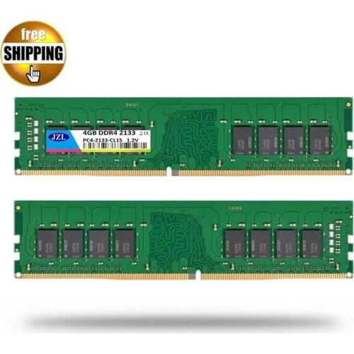 JZL LONG-DIMM PC4-17000 DDR4 2133MHz 4 GB / PC4 17000 DDR 4 2133 MHz 4GB LC15 288-PIN Desktop PC Computer Ram DIMM Memory Stick