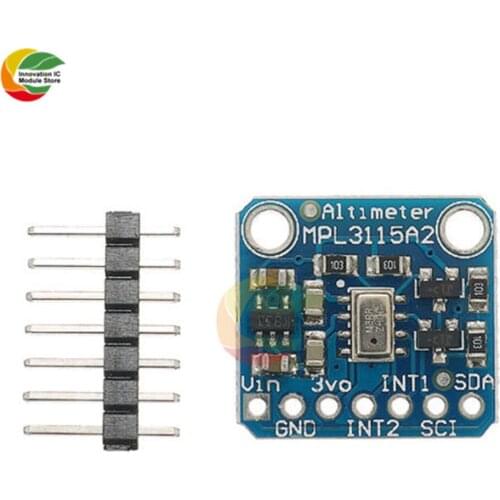 MPL3115A2 I2C Barometric Intelligent Temperature Pressure Measure Altitude Board Sensor Module V2.0 For Arduino Altimeter 5V