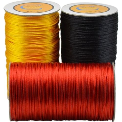 280M/Roll 2.5mm Pearl Jade Nylon Cord Beading Stretch Thread/String/Rope For DIY Jewelry Making Necklace Bracelet Material