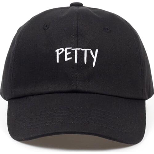 2018 new men women PETTY Embroidered Dad Hat summer Hip-hop fashion snapback hat adjustable Baseball Cap wholesale