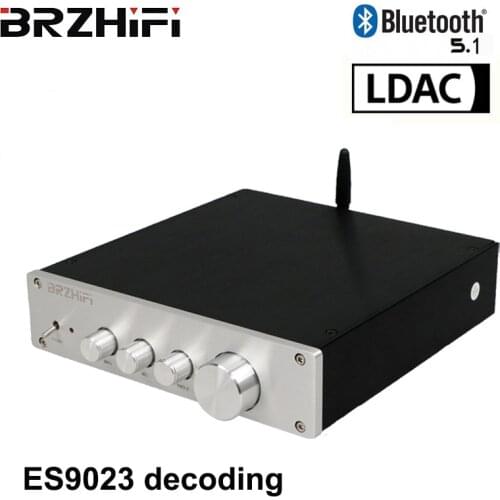 BRZHIFI Modern WEILIANG AUDIO F1 Tone Preamplifier Bluetooth 5.0 Amplifier Home Theater Hifi Class A Linear Power Amplificatore