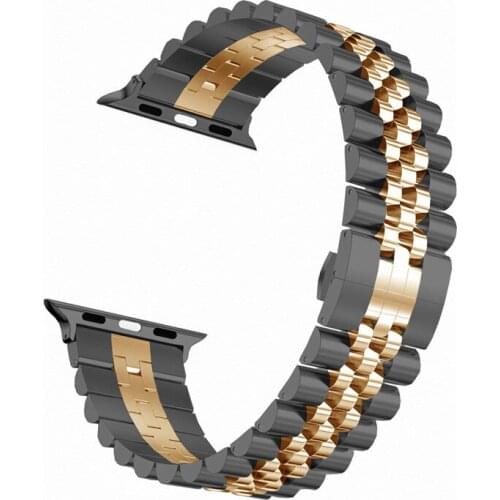 Strap For Apple Watch 6 Band SE 44mm 40mm Stainless Steel Bracelet iWatch 5 4 Bands For Applewatch 3 42mm 38mm Watchbands Smart