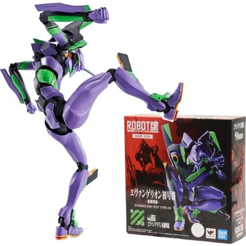 Bandai Robot Spirits Eva Evangelion Test Type-01 No. 1 Machine Collection Anime Action Figure Kids Toys