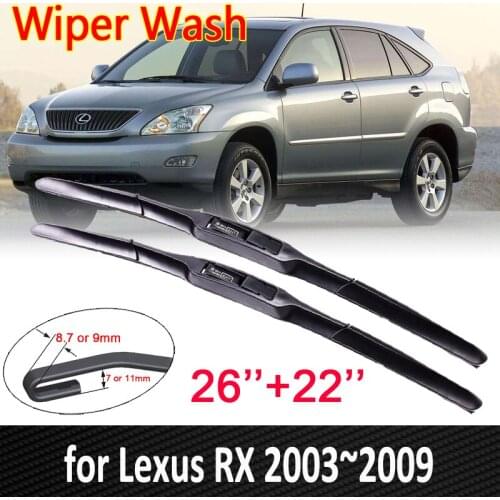 For Lexus RX 2003~2009 XU3 Car Wiper Blades Front Windshield Wipers RX300 RX330 RX350 RX400h 2004 2005 2006 2007 Car Accessories