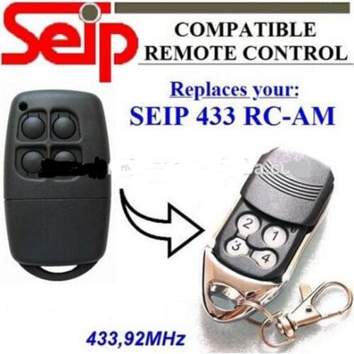 Compatible remote replace for SEIP 433 RC-AM 433,92mhz remote Very good