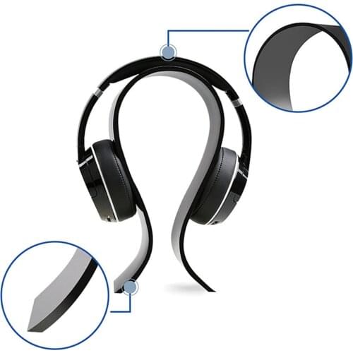 Universal Acrylic Earphone Headset Holder Headphone Desk Display Stand for Earphone Accessories JR Deals