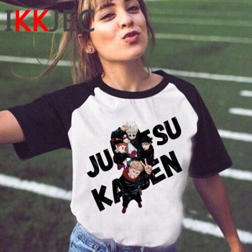 Jujutsu Kaisen t-shirt clothes male ulzzang white t shirt couple harajuku graphic tees t-shirt clothes