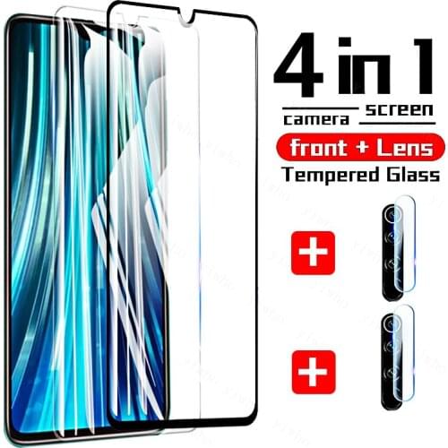 4in1 on Redmi 8a Note 8 Pro Protective Glass for Xiaomi Redmi Note 8Pro Screen Protector Xiomi Note8 T Camera Len Redmy 8t Glas