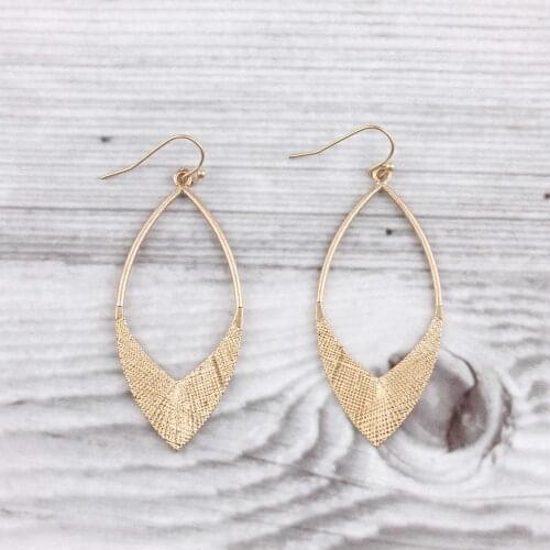 Minimalism Style Zinc Alloy Circle Oval Frame Earrings Gold Geometric Ladies Ear Jewelry Fashion Brand Women Earrings