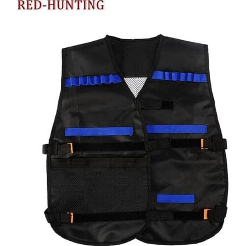 4 color High Quality Outdoor Tactical Adjustable Vest Kit For Nerf N-strike Elite Games Hunting vest Kids Boys