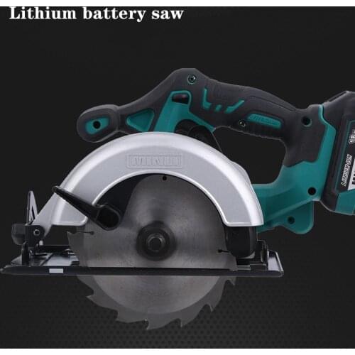 6-inch Lithium electric circular saw portable woodworker household multi-functional disc cutter charging electric saw