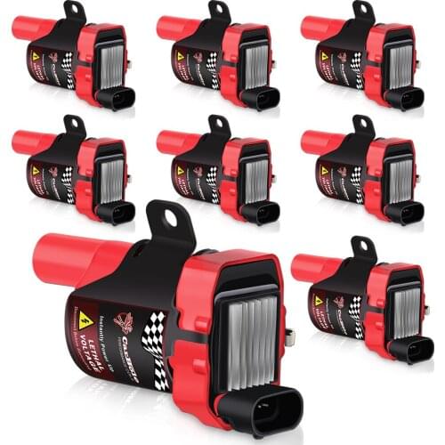 8 Pack Ignition Coils For GMC Chevy C1251 4.8L 5.3L 6.0L D585 High Performance Coil Car Accessories