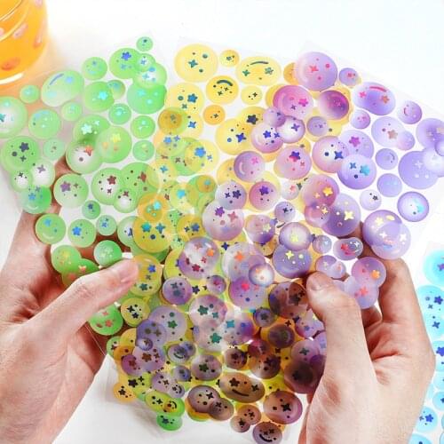 Colorful Bubble Soda Stickers DIY Scrapbooking Journal Collage Phone Photo Album Diary Happy Planner Gift Sealing Decoration