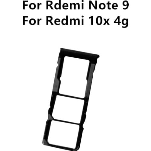 For Xiaomi Redmi Note 9 Card Tray Holder SIM Card SD Card Slot Holder Adapter for Xiaomi Redmi 10x 4G Repair Spare Parts