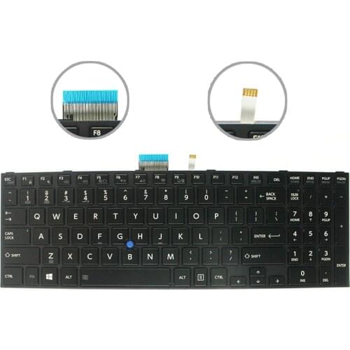 Backlit Keyboard For Toshiba Tecra A50-C Z50-C Satellite Pro R50-C Laptop