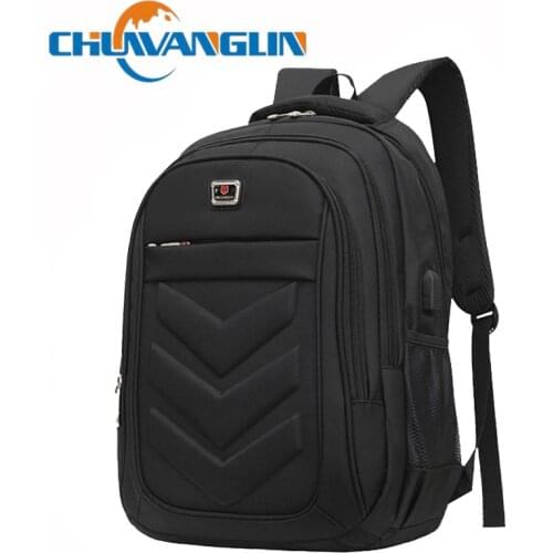 Chuwanglin Fashion Men Backpack Computer Business Shoulder Bags Male Travel Leisure Student Laptop Backpack School Bags 4251520