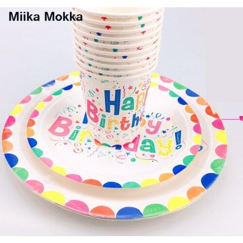 Wedding Baby Shower Girl 1st Birthday PartyParty Supplies Disposable Tableware Set Unicornio Decor Decorations Kids