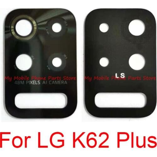 10 PCS New Rear Back Camera Glass Lens Cover For LG K62 Plus K62plus K62+ Main Big Back Camera Lens Glass Cover With Sticker