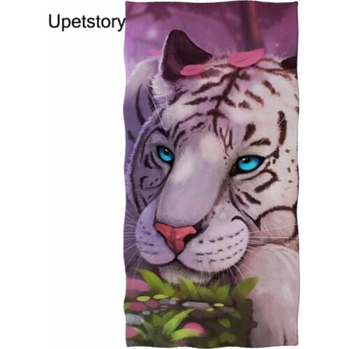 New 3D Tiger Printed Microfiber Beach Towel Quick Dry Super Soft Absorbent Sports Travel Adults Bath/Terry Towel for Home