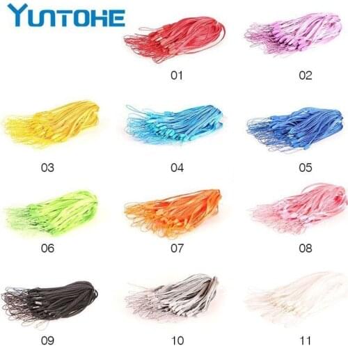 Wholesale 5000pcs/Lot Colorful Hand Wrist Lanyard Strap String For Iphone Phones MP3 USB Flash Drives Keys Keychains ID Name Tag