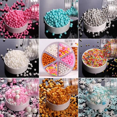 Fondant cake decoration edible candy sugar beads birthday donut ice cream new year decoration sugar color pin sugar pearl