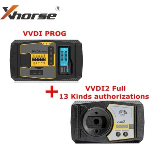 Original Xhorse V6.8.2 VVDI2 Full Commander Key Programmer With 13 Configurations Plus V4.9.8 Xhorse VVDI PROG Programmer