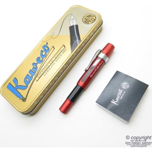 Kaweco 10000358 Ac Sport Fountain Pen Red-Black | İsme Special Pen