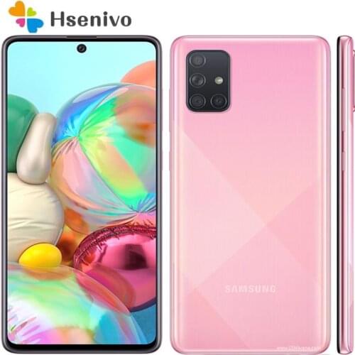 Samsung Galaxy A71 A7160 Refurbished-Original Unlocked Android Wi-Fi 64MP 6.7'' 128GB 6GB RAM Free Shipping