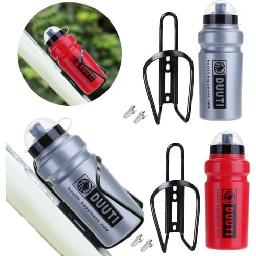 500ml MTB Bike Sports Water Bottle LDPE Holder Cage Rack for Outdoor Cycling Riding Drink Hiking Camping Accessories